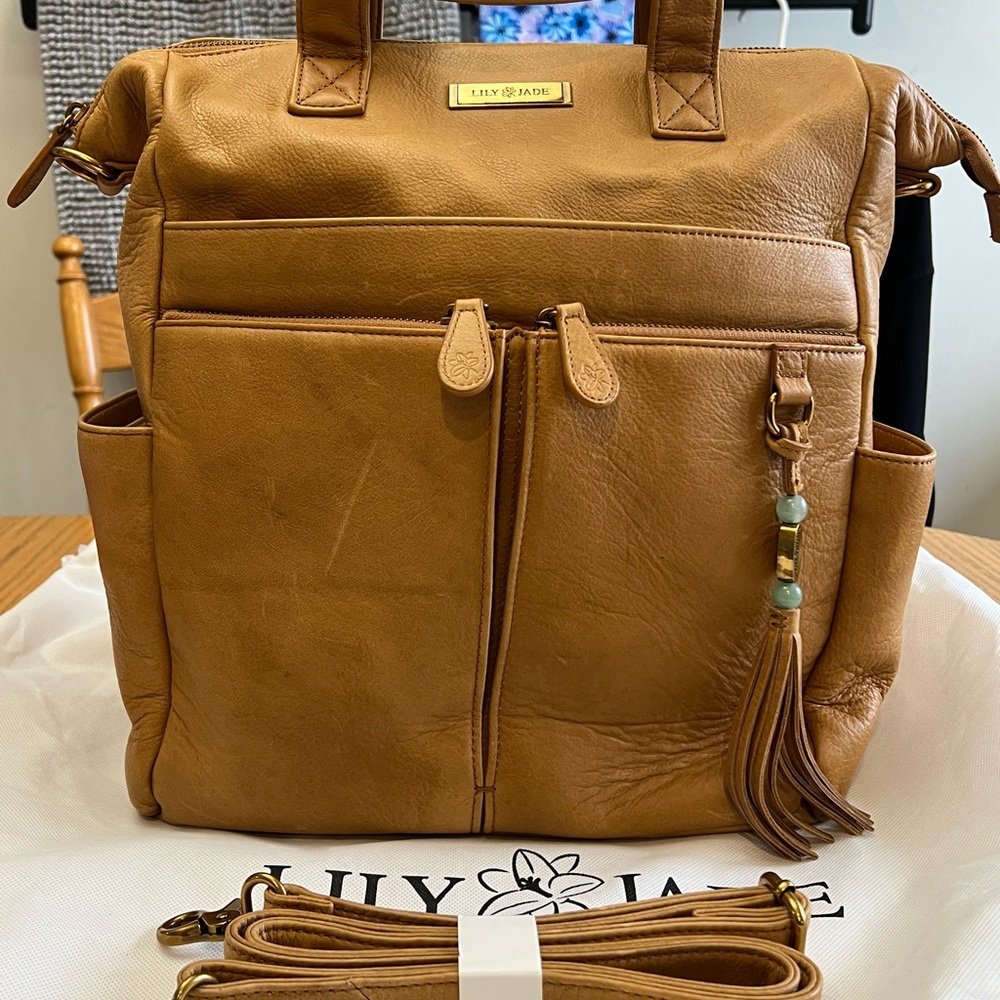 Lily Jade Caroline Old English Sand Leather